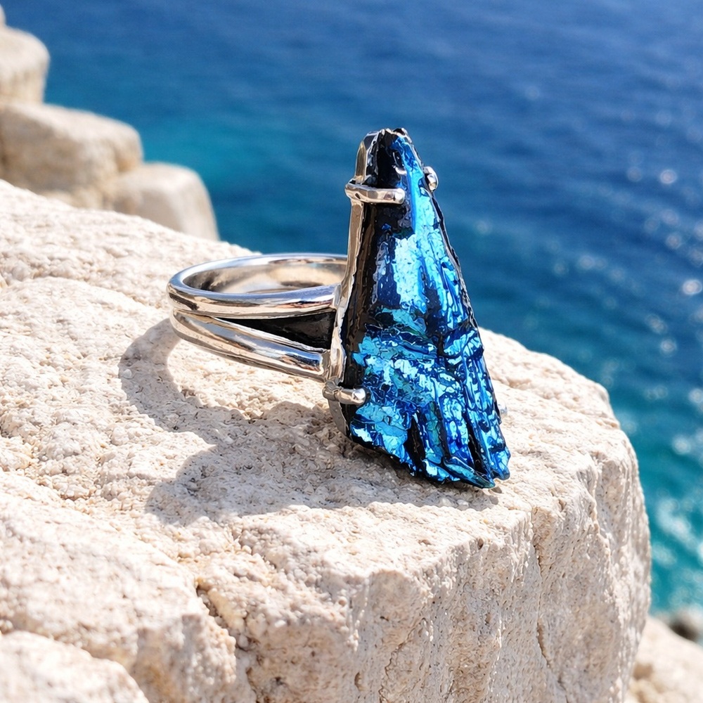 Rainbow Kyanite Ring